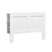 Artiss Furniture > Bedroom Bed Frame Double Size Bed Head with Shelves Headboard Bedhead Base White