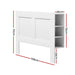 Artiss Furniture > Bedroom Bed Frame Double Size Bed Head with Shelves Headboard Bedhead Base White