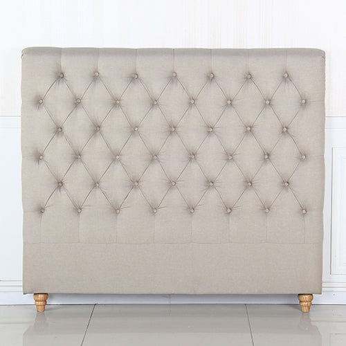 Artiss Furniture > Bedroom Bed Head King Size French Provincial Headboard Upholsterd Fabric Beige