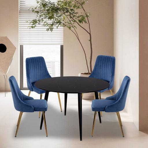 Artiss Furniture > Dining Marble Mania Round Table