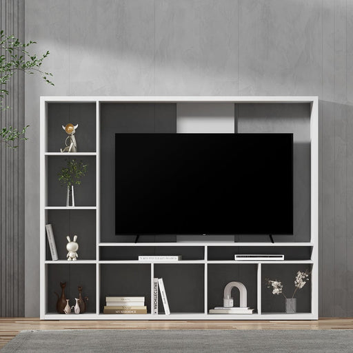 Artiss Furniture > Living Room Open Shelves Entertainment Unit 183CM - White
