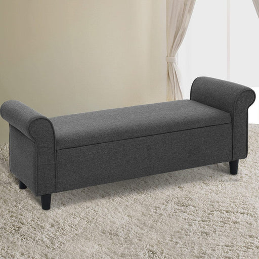 Artiss Furniture > Living Room Ottoman Linen Large