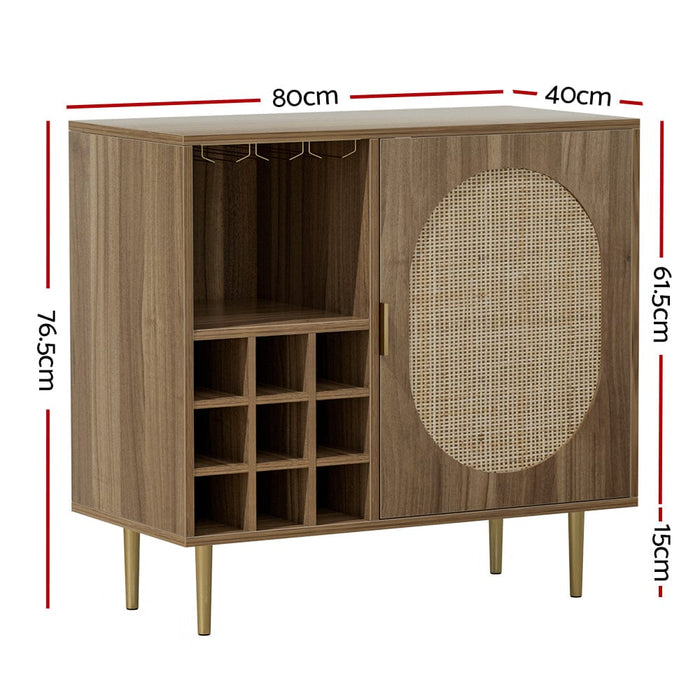 Artiss Furniture > Living Room Rattan Buffet Sideboard