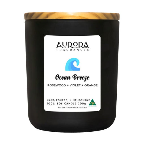 Aurora Health & Beauty > Fragrances & Perfumes Ocean Breeze Triple Scented Soy Candle 300g