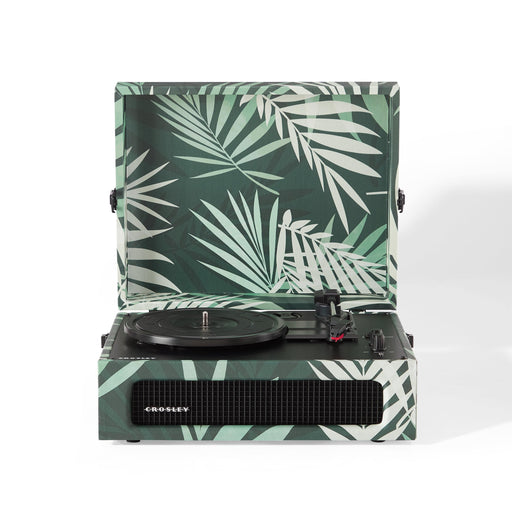 Crosley Audio & Video > Musical Instrument & Accessories Voyager Bluetooth Portable Turntable - Botanical