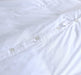 Elan Linen Home & Garden > Bedding 100% Egyptian Cotton Vintage Washed 500TC White Single Quilt Cover Set