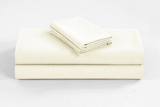 Elan Linen Home & Garden > Bedding 1200TC Organic Cotton Cream Single Sheet Set