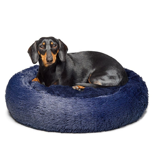 Fur King Pet Care > Dog Supplies "Aussie" Calming Dog Bed  - Blue - 60 CM - Small