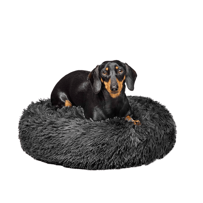 Fur King Pet Care > Dog Supplies "Aussie" Calming Dog Bed  - Grey - 60 CM - Small