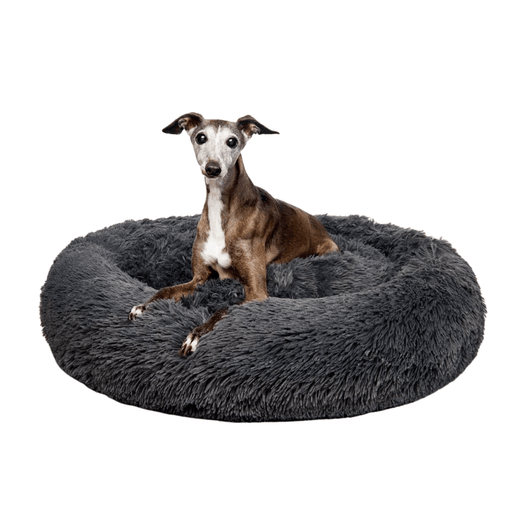 Fur King Pet Care > Dog Supplies "Aussie" Calming Dog Bed - Medium - Grey - 80 cm