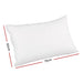 Giselle Home & Garden > Bedding Feather Down Twin Pack Pillow