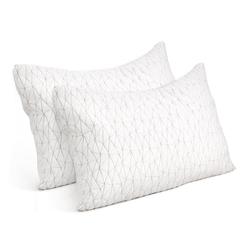 Giselle Home & Garden > Bedding Set of 2 Rayon King Memory Foam Pillow