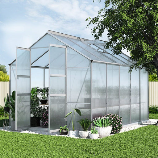 Greenfingers Home & Garden > Green Houses Spacious Tool Storage Gardening Greenhouse Garden Shed 3x2.5M