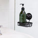 KIAHLOC Home & Garden > Bathroom Accessories Soap Holder Removable Suction-Black