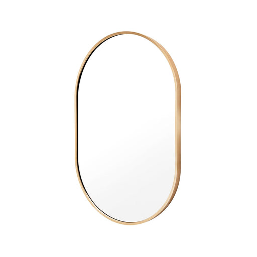 La bella Health & Beauty > Makeup Mirrors Gold Wall Oval Mirror