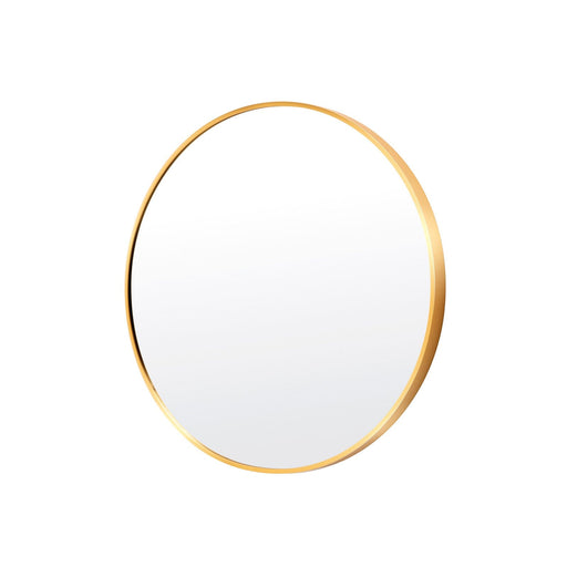 La bella Health & Beauty > Makeup Mirrors Gold Wall Round Mirror