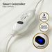 Laura Hill Home & Garden > Bedding Electric Blanket Queen Size Fitted Winter Throw - White