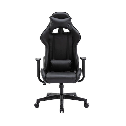 Mason Taylor Furniture > Bar Stools & Chairs 909 Gaming Office Chair  PVC Leather Seat - Black