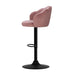 Prasads Home and Garden Furniture > Bar Stools & Chairs Artiss Set of 2 Bar Stools Kitchen Stool Swivel Chair Gas Lift Velvet Chairs Pink Nessah
