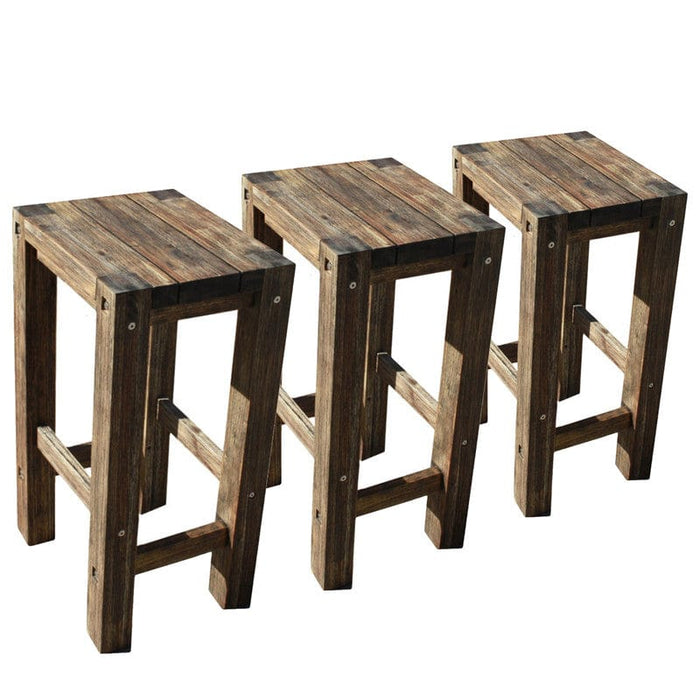 Prasads Home and Garden Furniture > Bar Stools & Chairs Set of 3 black bar stools