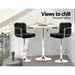 Prasads Home and Garden Furniture > Dining Artiss Bar Table Kitchen Tables Swivel Round Metal White