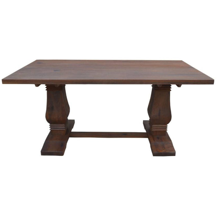 Prasads Home and Garden Furniture > Dining Florence  High Dining Table 200cm French Provincial Pedestal Solid Timber Wood
