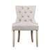 Prasads Home and Garden Furniture > Dining French Provincial Chairs - Beige Set of Two