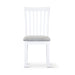 Prasads Home and Garden Furniture > Dining Laelia 9pc Dining Set 220cm Table 8 Chair Acacia Wood Coastal Furniture - White