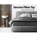 Prasads Home and Garden Furniture > Mattresses Giselle Bedding 18cm Mattress Pillow Top King Single