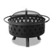 Prasads Home and Garden Home & Garden > BBQ Fire Pit BBQ Charcoal Grill Ring Portable Outdoor Kitchen Fireplace 32"