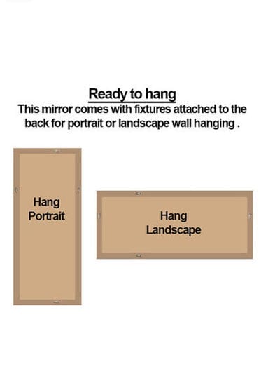 Prasads Home and Garden Home & Garden > Decor Window Style Mirror Full Length - Black 80 CM x 180 CM