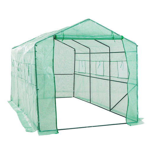 Prasads Home and Garden Home & Garden > Green Houses Home Ready Apex 3.5x2x2M Garden Greenhouse Walk-In Shed PE