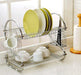Prasads Home and Garden Home & Garden > Kitchenware 2 Tier Dish Rack with Drain Board for Kitchen Counter