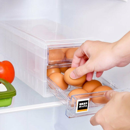 Prasads Home and Garden Home & Garden > Storage 2 Tiers Double Layer 24 Grids Egg Storage Box Tray Kitchen Refrigerator Containe