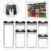 Prasads Home and Garden Home & Garden > Storage Plastic Food Storage Container Set Easy Lock Lids Kitchen Storage Pantry Organization Black