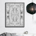 Prasads Home and Garden Home & Garden > Wall Art 60cmx90cm Abstract Mountain Black Frame Canvas Wall Art
