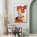 Prasads Home and Garden Home & Garden > Wall Art 80X120cm Blossom Adorned Light Wood Framed Canvas Wall Art
