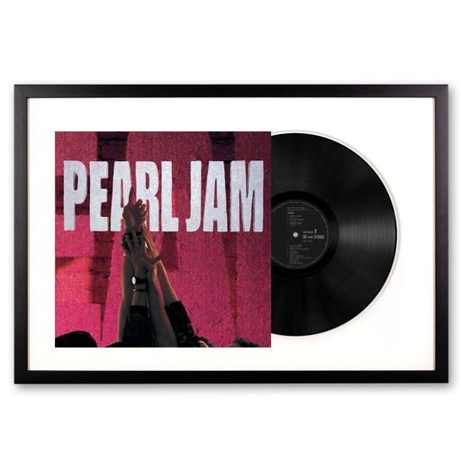 Prasads Home and Garden Home & Garden > Wall Art Framed Pearl Jam Ten Vinyl Album Art