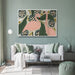 Prasads Home and Garden Home & Garden > Wall Art Wall Art 100cmx150cm Flamingo White Frame Canvas