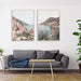 Prasads Home and Garden Home & Garden > Wall Art Wall Art 40cmx60cm Italy Positano 2 Sets Wood Frame Canvas