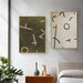 Prasads Home and Garden Home & Garden > Wall Art Wall Art 40cmx60cm Neutral Composition 2 Sets Gold Frame Canvas