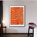 Prasads Home and Garden Home & Garden > Wall Art Wall Art 60cmx90cm Abstract Orange Black Frame Canvas