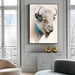 Prasads Home and Garden Home & Garden > Wall Art Wall Art 60cmx90cm Great White Buffalo Black Frame Canvas