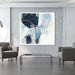 Prasads Home and Garden Home & Garden > Wall Art Wall Art 80cmx80cm Luz II White Frame Canvas