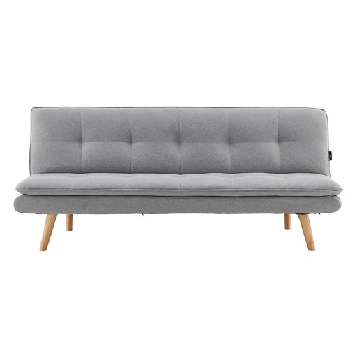 Sarantino Furniture > Sofas 3 Seater Linen Couch Sofa Bed Lounge Futon - Light Grey