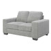 Sarantino Furniture > Sofas Morgan 2 Seater Fabric Sofa Light Grey
