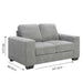 Sarantino Furniture > Sofas Morgan 2 Seater Fabric Sofa Light Grey