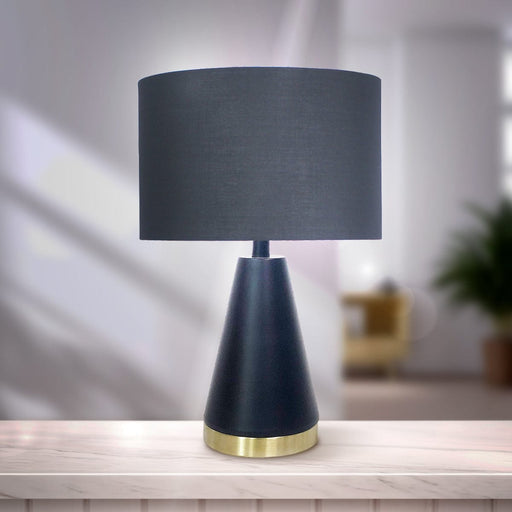 Sarantino Home & Garden > Lighting Metal Table Lamp in Black and Gold