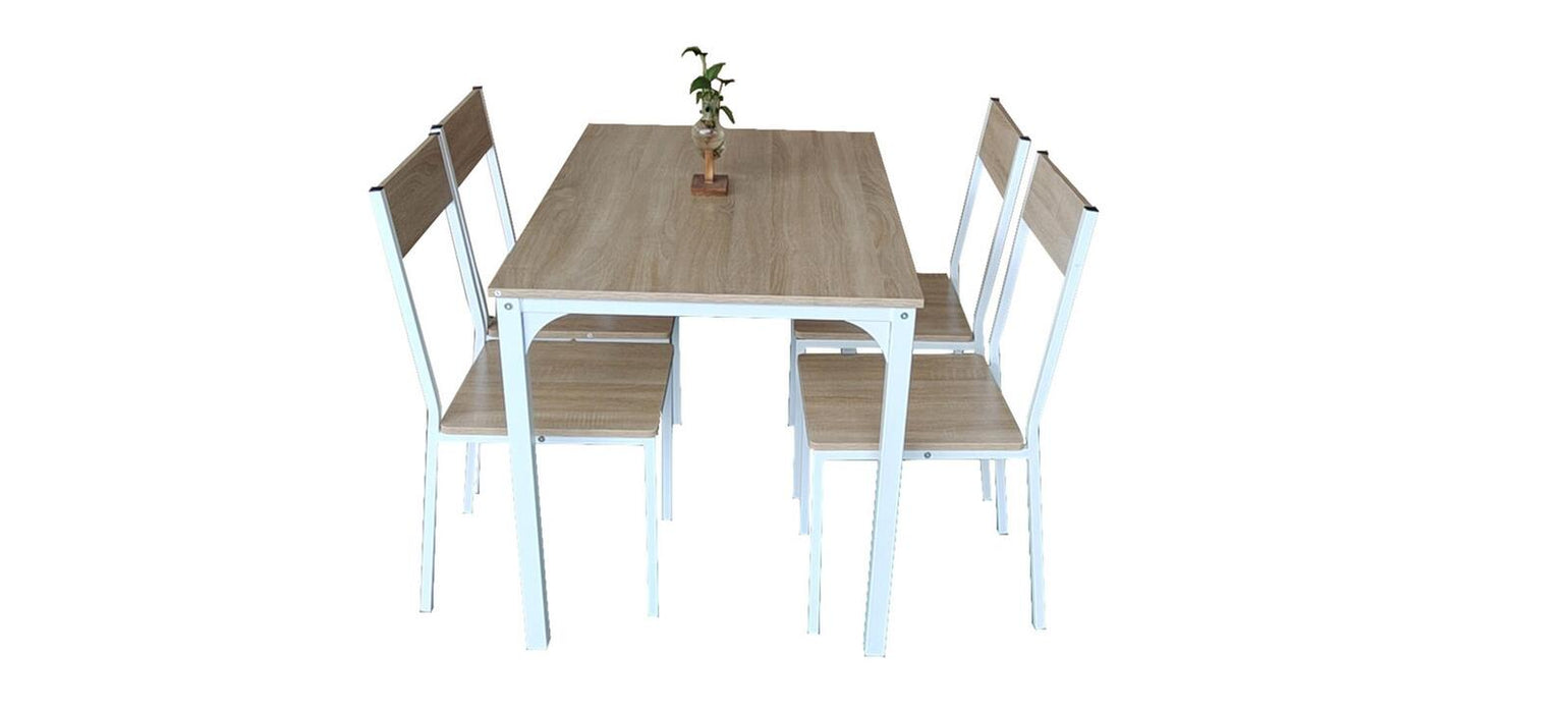 YES4HOMES Furniture > Dining 5 Piece Kitchen Dining Room Table and Chairs Set Furniture