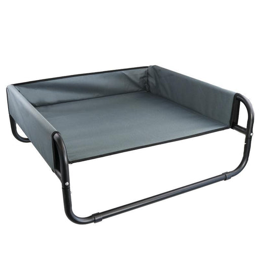 YES4PETS Pet Care > Dog Supplies Grey / Black Large Dog Walled Suspension Trampoline Hammock Bed 85 x 85 x 33 cm Gray